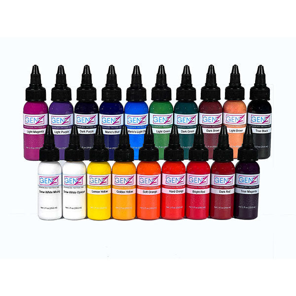 Buy 16 Primary Colors Tattoo Ink Set Pigment Kit 1 Oz Professional Body  Paint Brow Tattoo Colour Kit Supply Beauty Art Online at desertcartINDIA